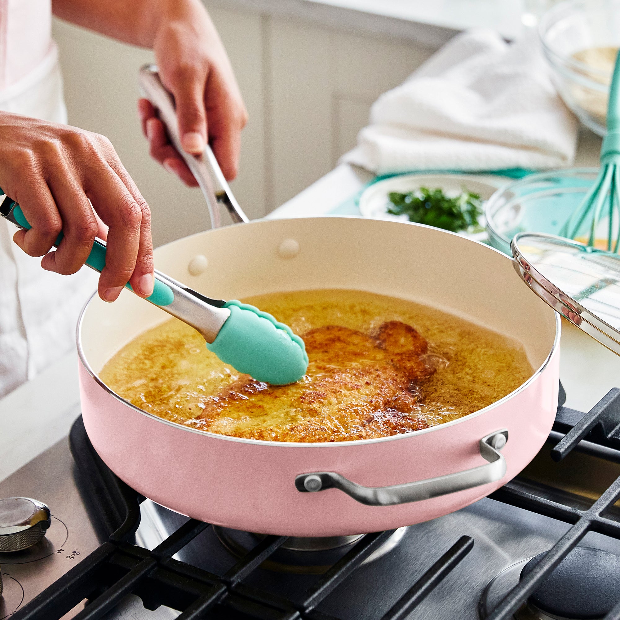 greenlife-artisan-5-quart-saut-pan-with-lid-oven-safe-to-600-f image 8