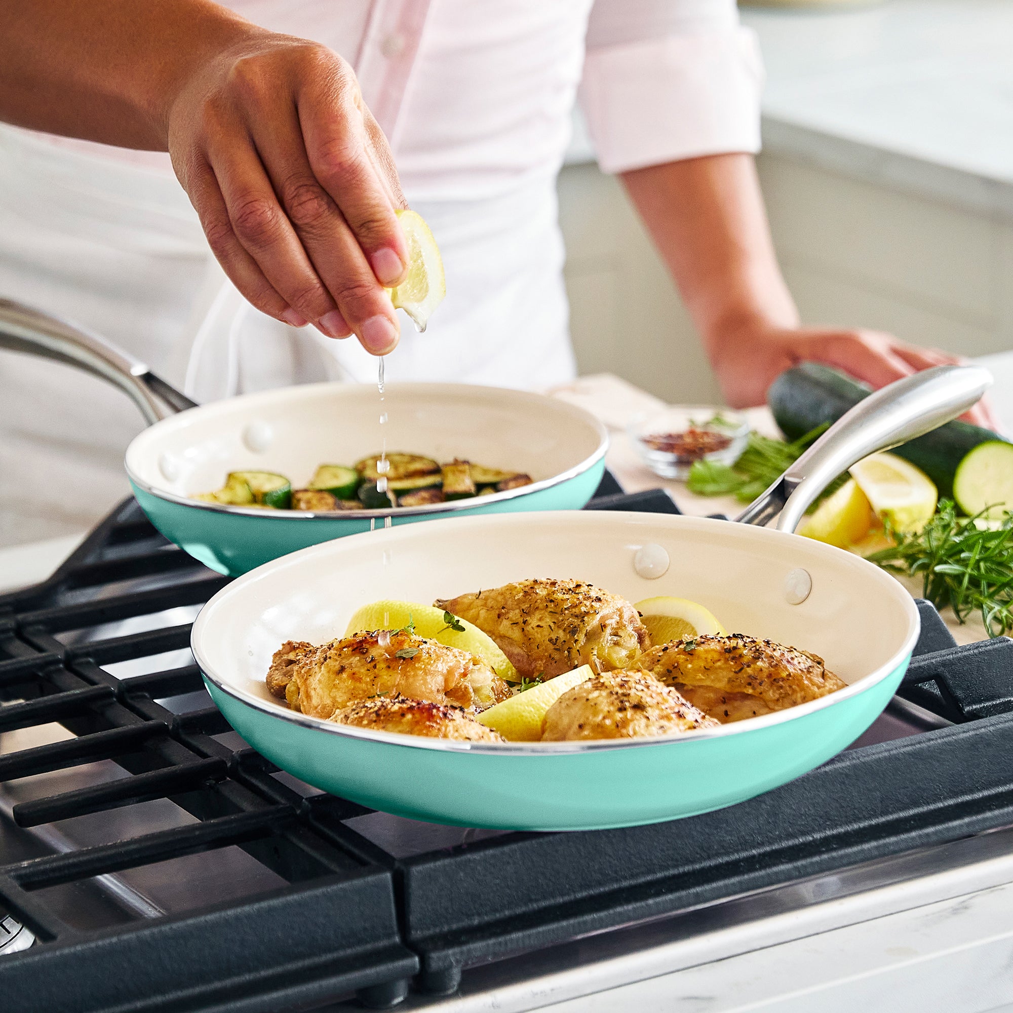 greenlife-artisan-8-and-10-inch-frypan-set-oven-safe-to-600-f-ceramic-nonstick image 2