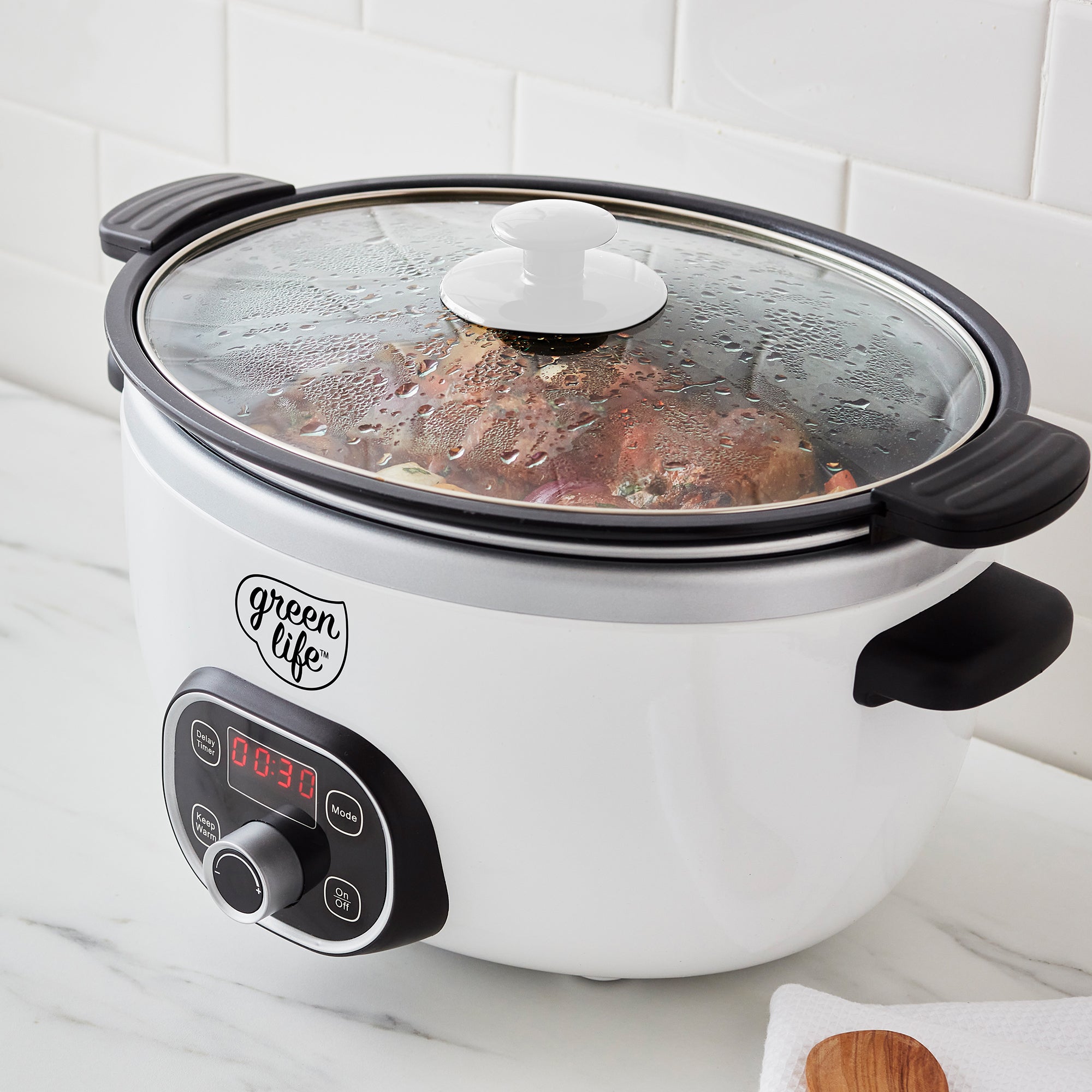 greenlife-healthy-cook-6-quart-slow-cooker-removable-ceramic-nonstick-pot image 2