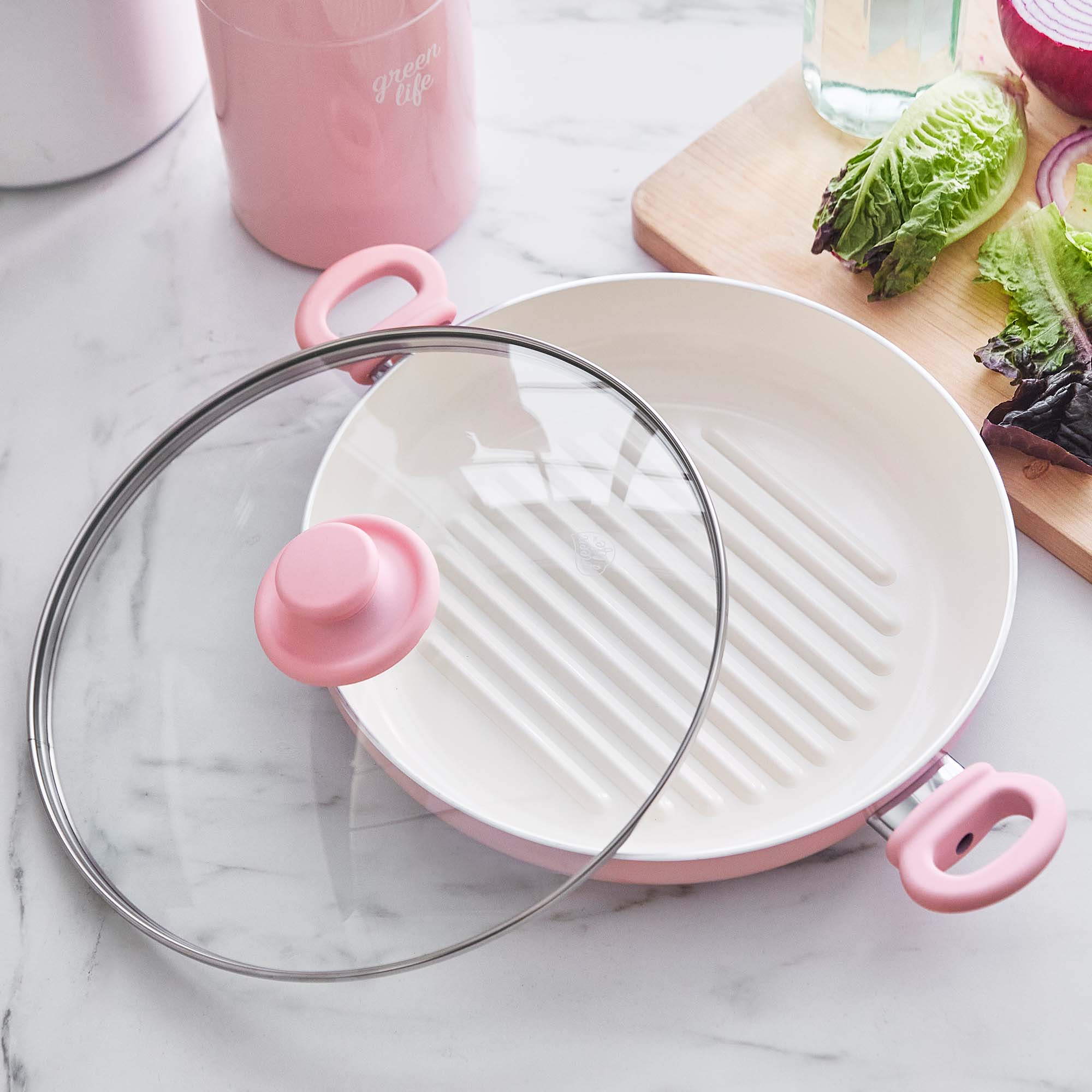 greenlife-soft-grip-grill-pan-ceramic-nonstick-with-steam-lid image 2