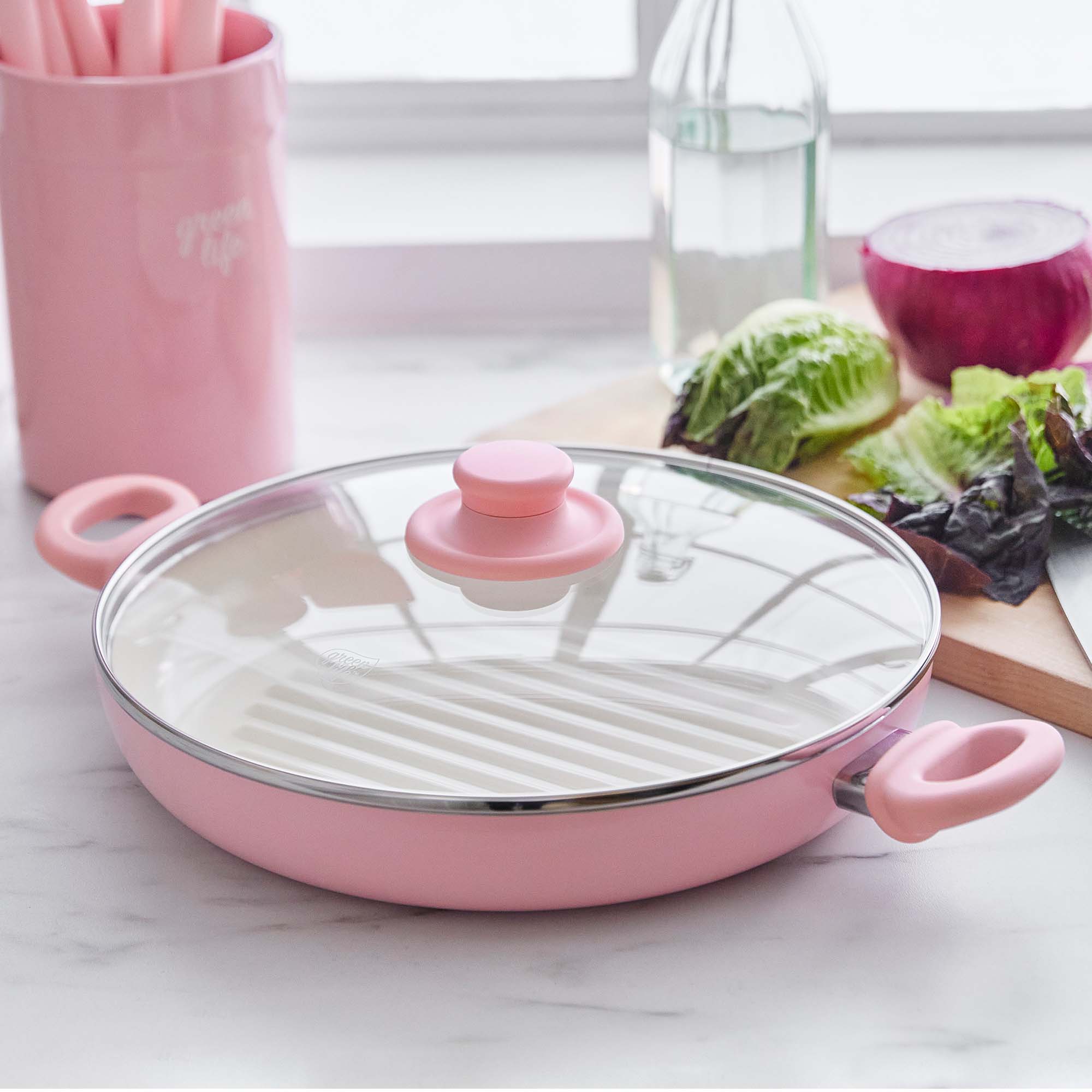 greenlife-soft-grip-grill-pan-ceramic-nonstick-with-steam-lid image 1