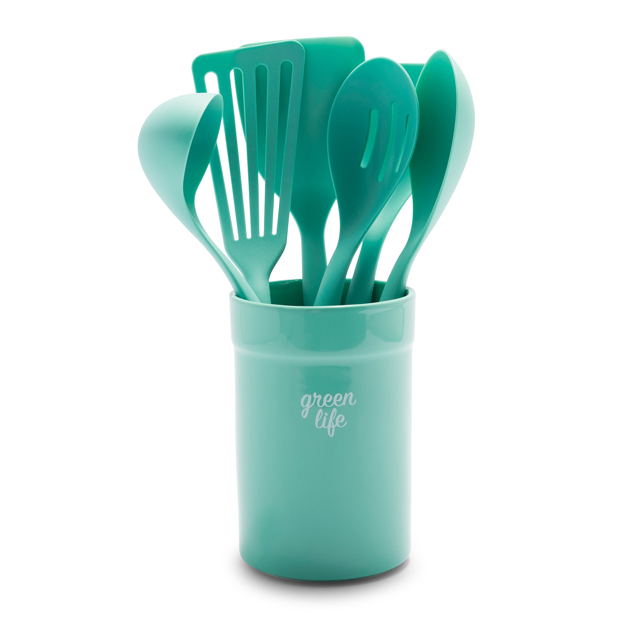 greenlife-nylon-wood-cooking-utensils-with-ceramic-crock-7-piece-set image 5