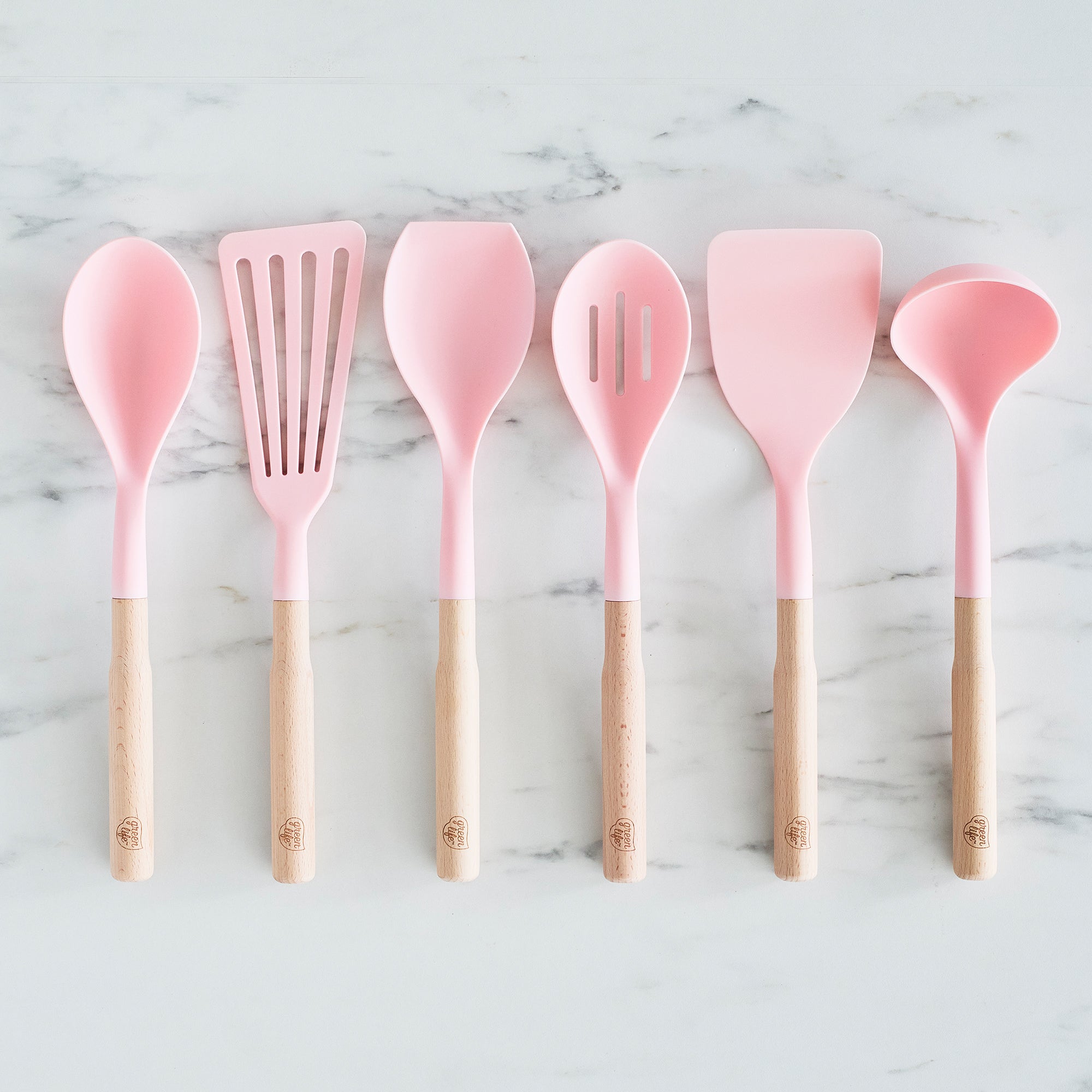 greenlife-nylon-wood-cooking-utensils-with-ceramic-crock-7-piece-set image 7
