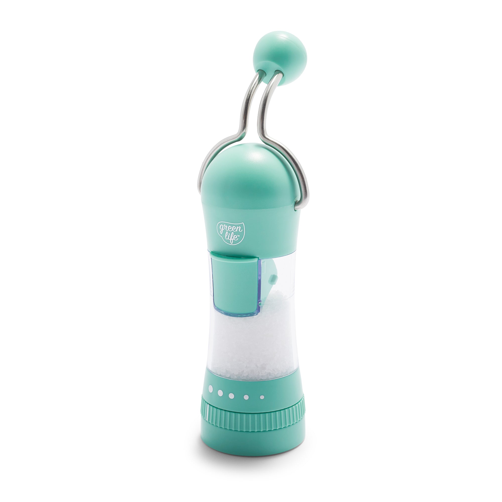 greenlife-salt-and-pepper-ratchet-mill-with-adjustable-grind-and-front-loading-r image 4