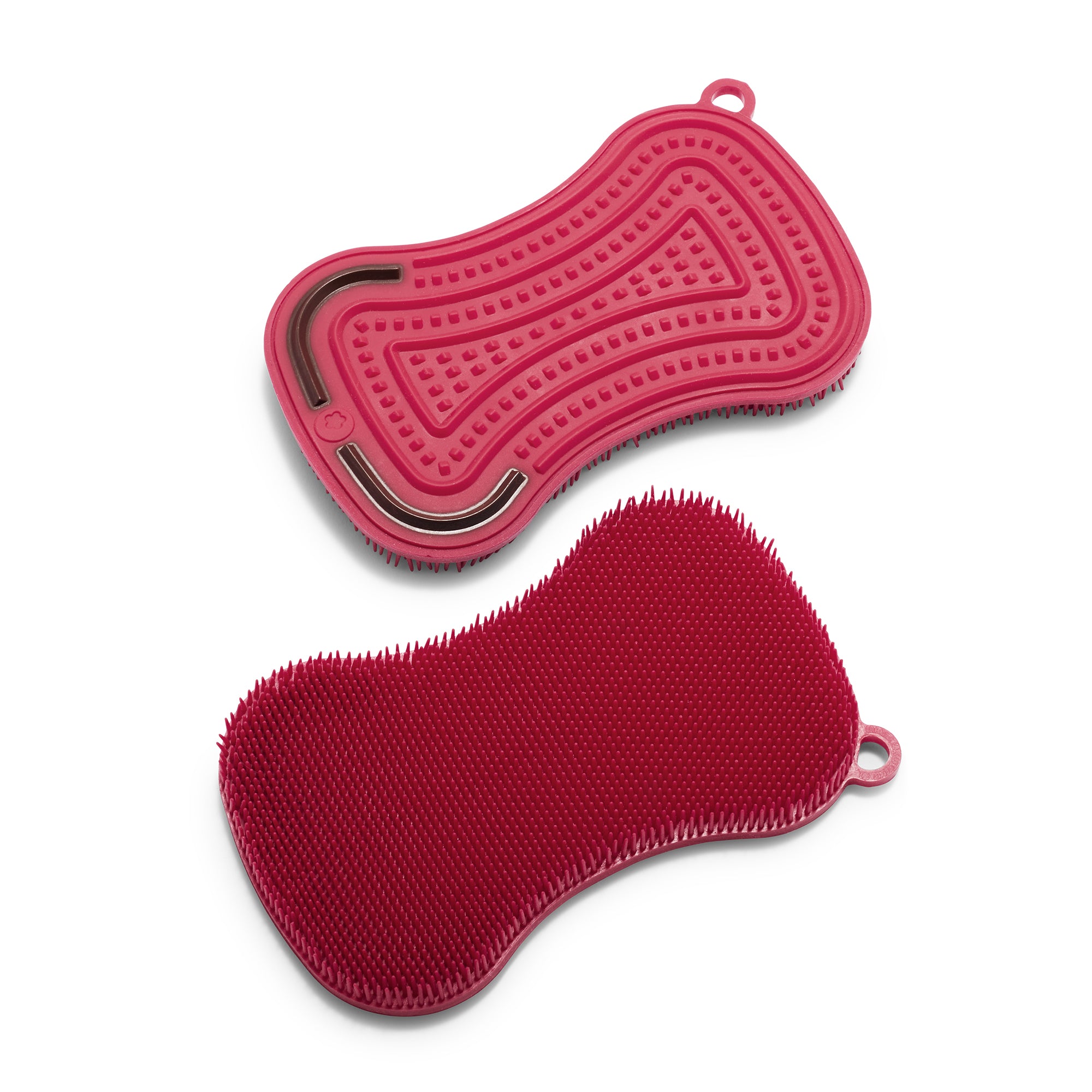 greenlife-silicone-multipurpose-sponges-set-of-2-nonstick-safe-kitchen-scrubbers image 2