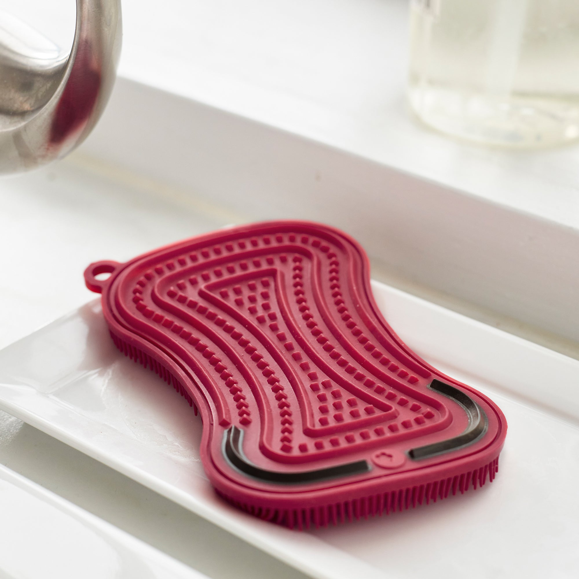 greenlife-silicone-multipurpose-sponges-set-of-2-nonstick-safe-kitchen-scrubbers image 1