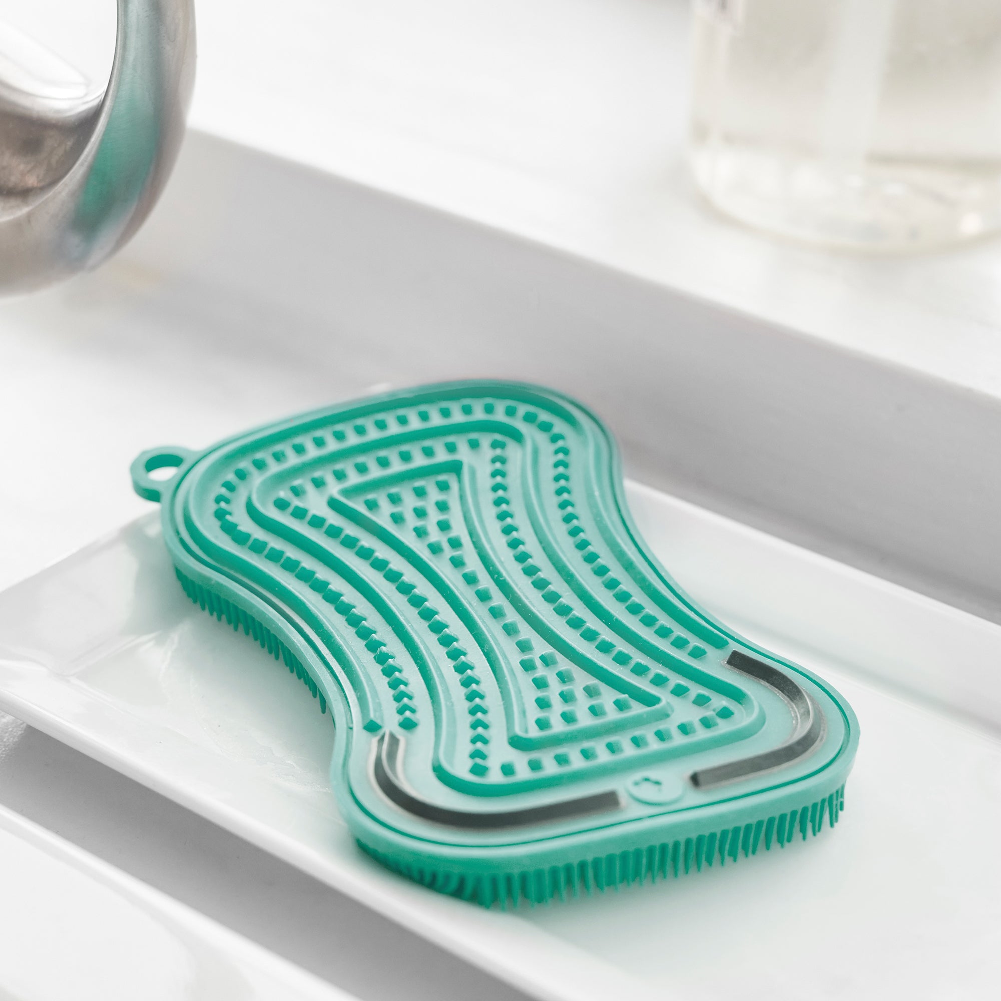 greenlife-silicone-multipurpose-sponges-set-of-2-nonstick-safe-kitchen-scrubbers image 3