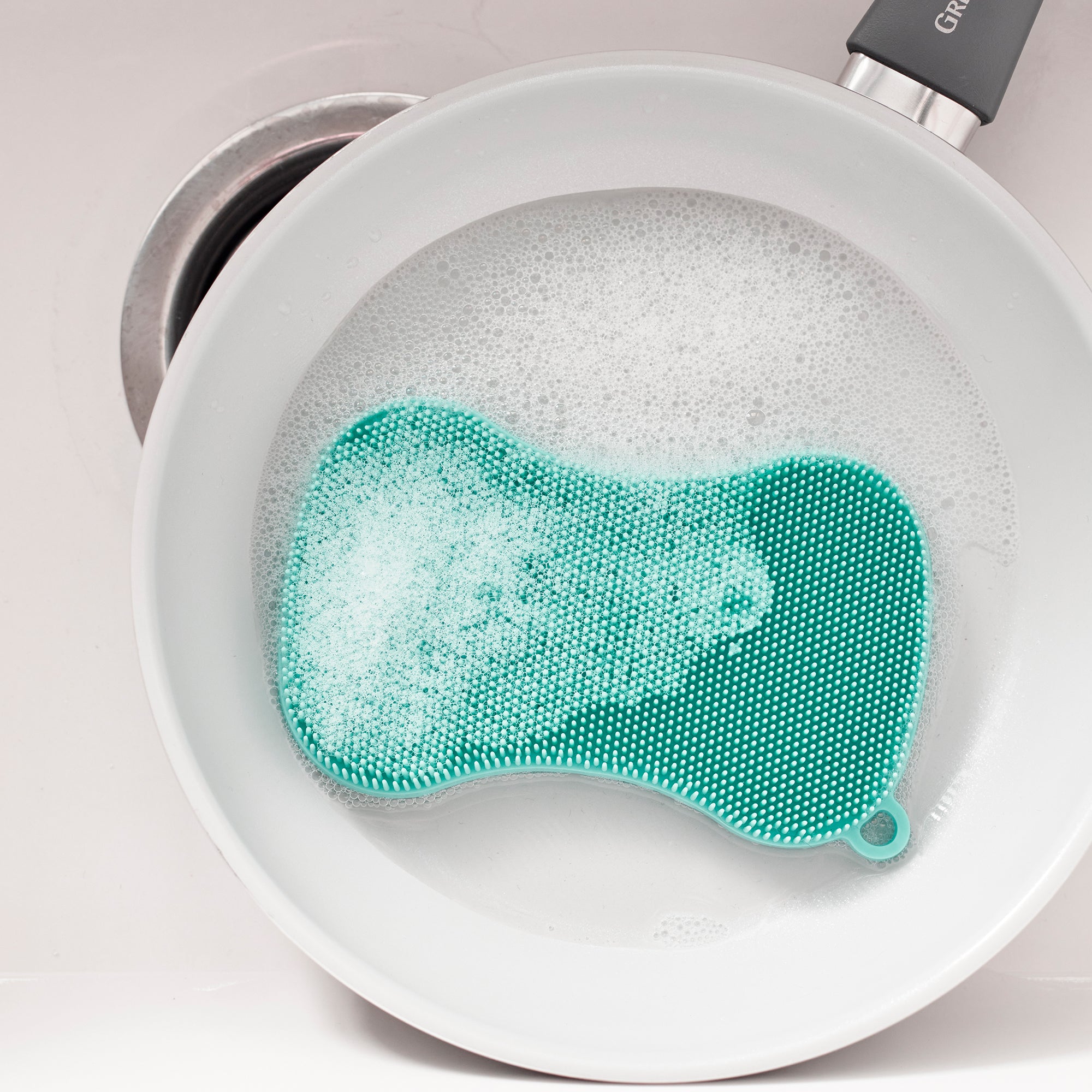 greenlife-silicone-multipurpose-sponges-set-of-2-nonstick-safe-kitchen-scrubbers image 4