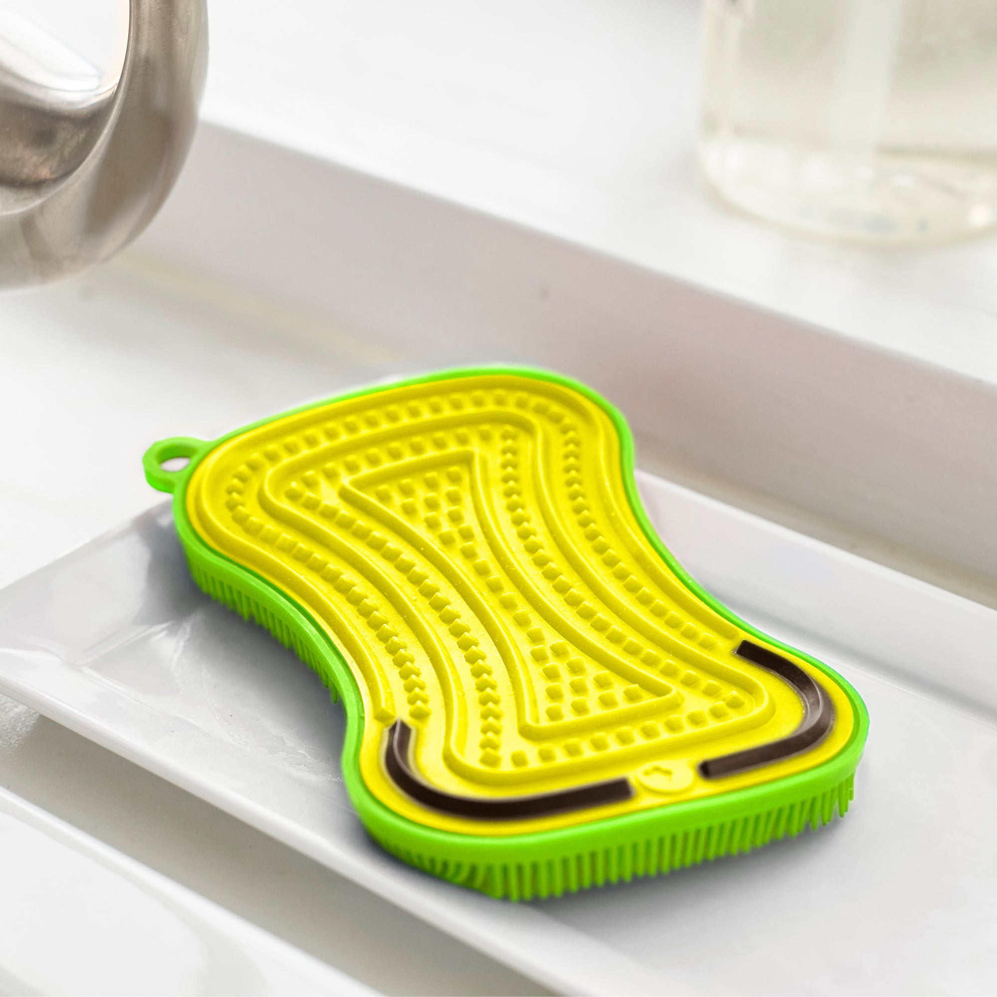greenlife-silicone-multipurpose-sponges-set-of-2-nonstick-safe-kitchen-scrubbers image 6