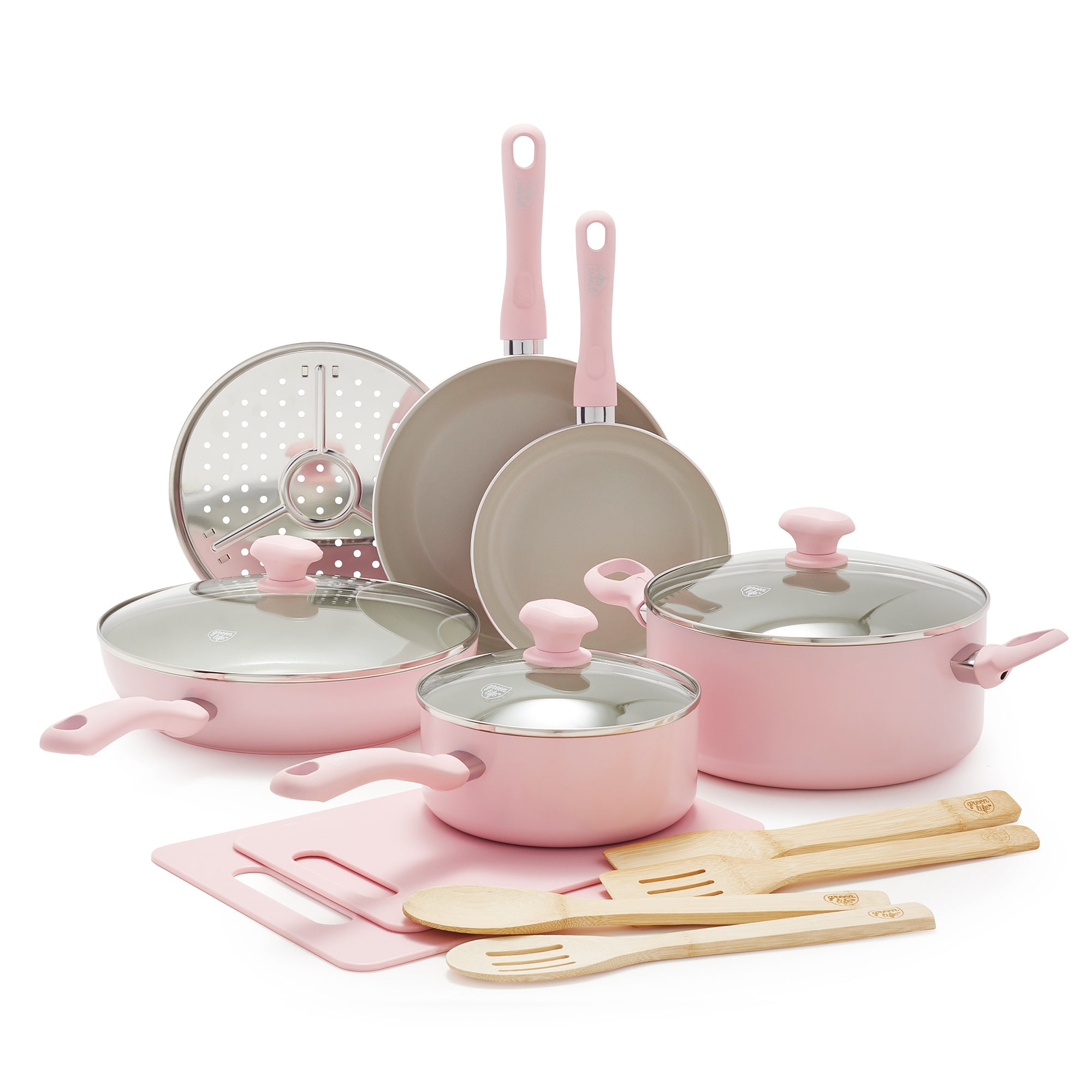 greenlife-sandstone-15-piece-cookware-set-diamond-infused-nonstick image 6