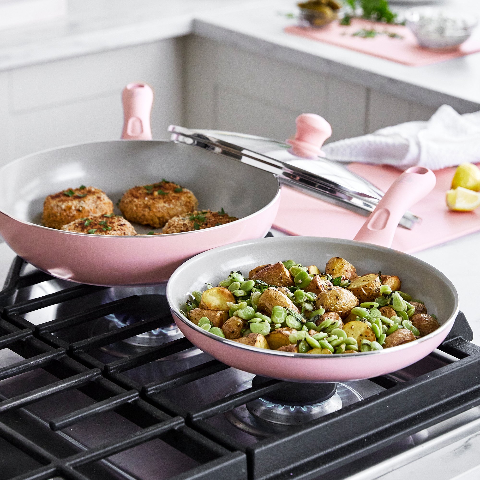 greenlife-sandstone-15-piece-cookware-set-diamond-infused-nonstick image 2