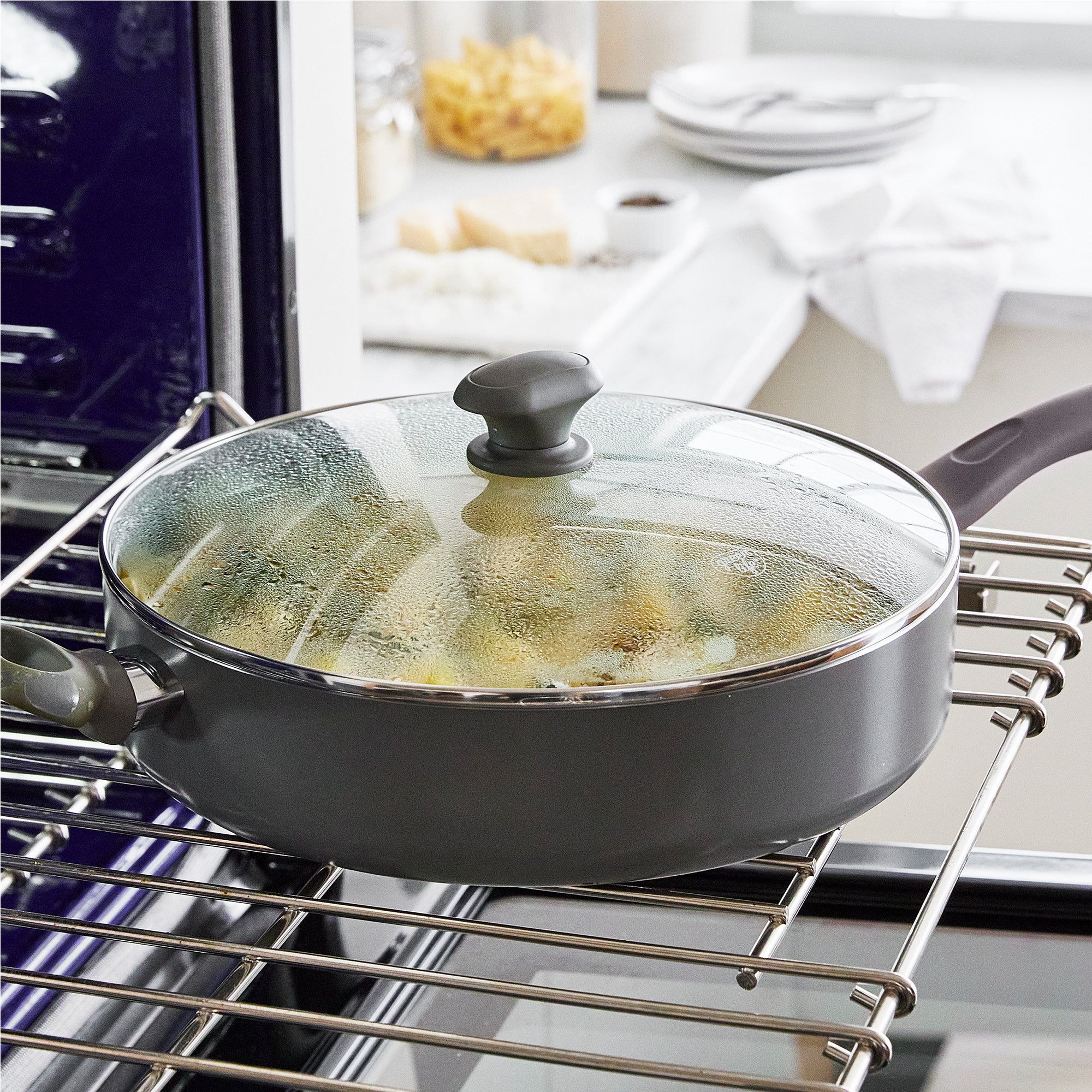 greenlife-sandstone-5-quart-saut-pan-with-glass-lid image 8