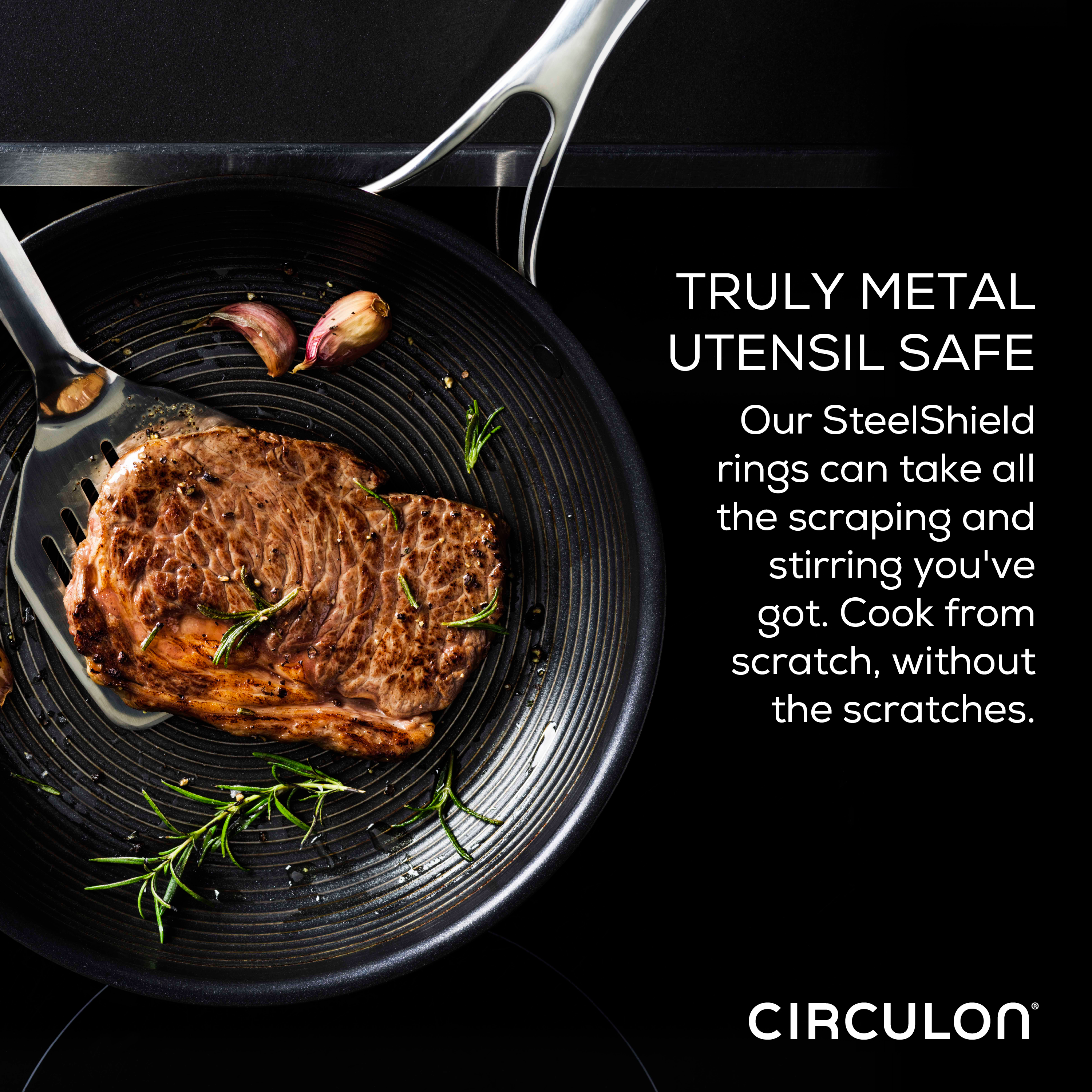 circulon-steelshield-11-piece-clad-stainless-steel-and-hybrid-nonstick-cookware- image 8