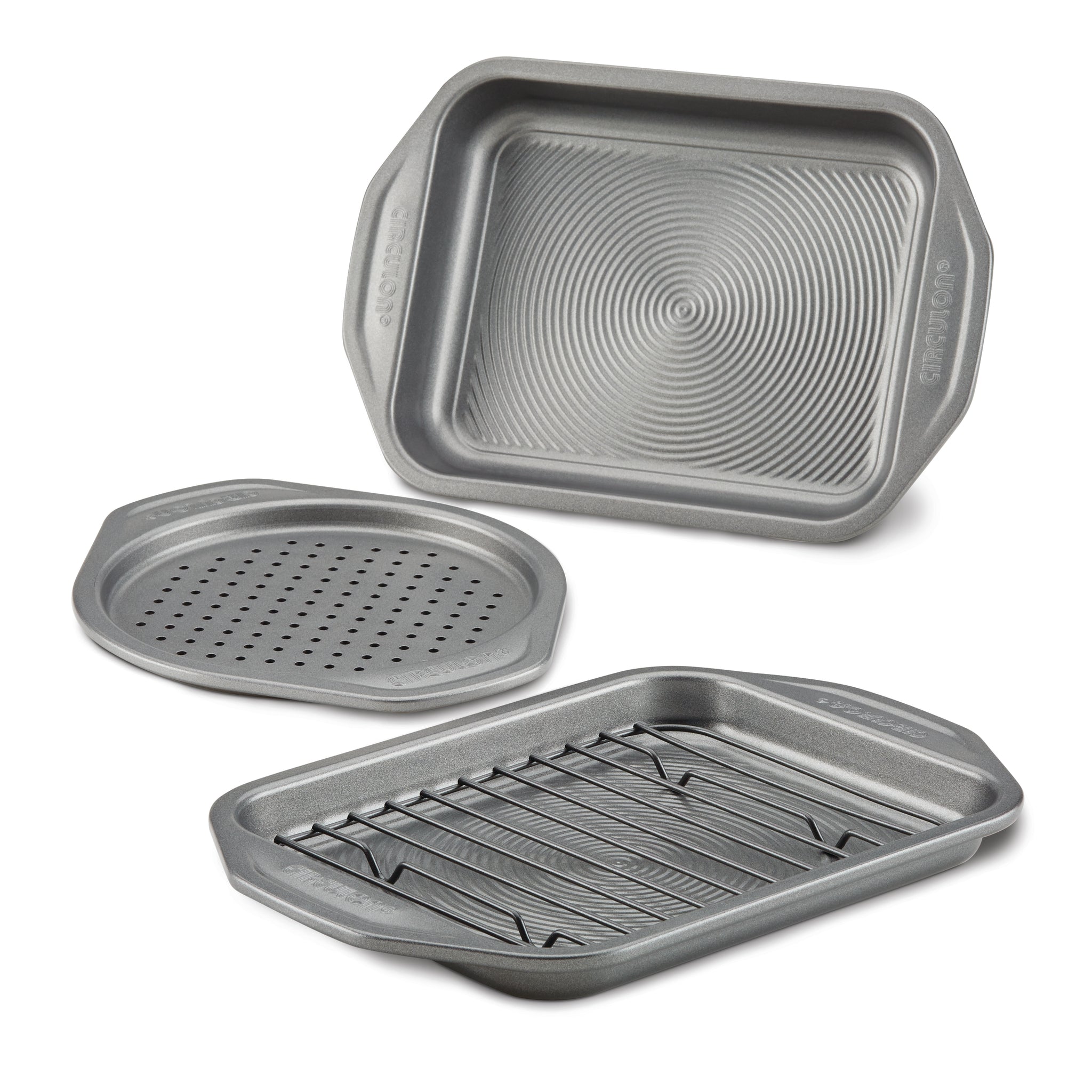circulon-4-piece-nonstick-toaster-oven-bakeware-set image 1