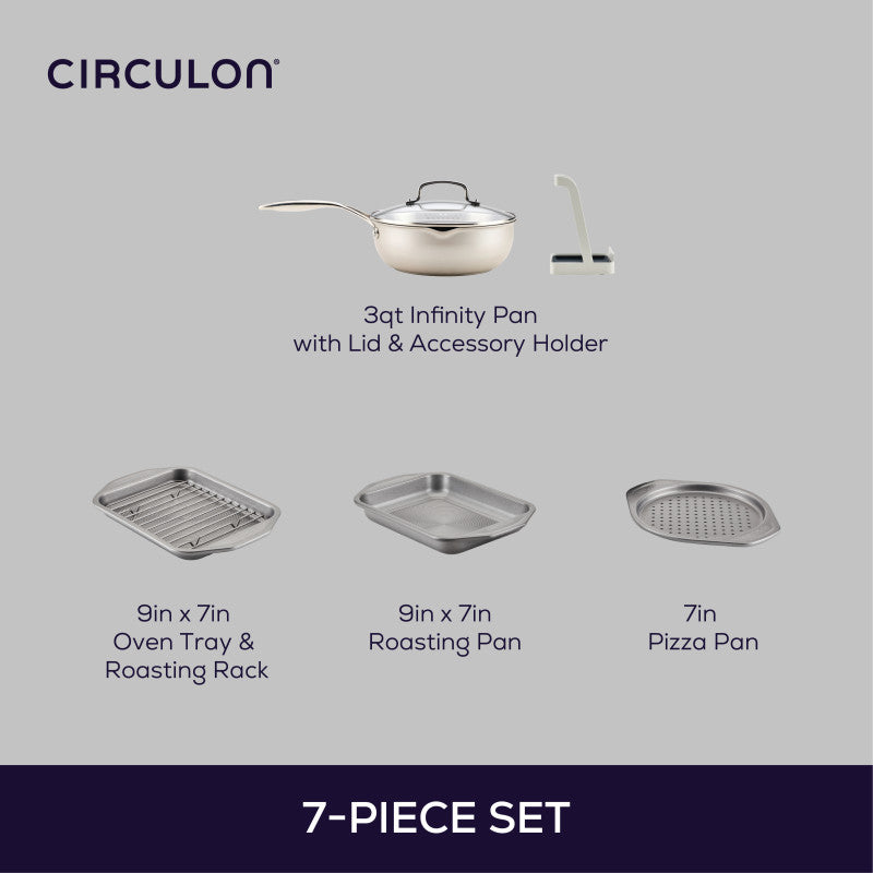 circulon-infinity-7-piece-apartment-bundle-scratchdefense-pan-toaster-oven-bakew image 3
