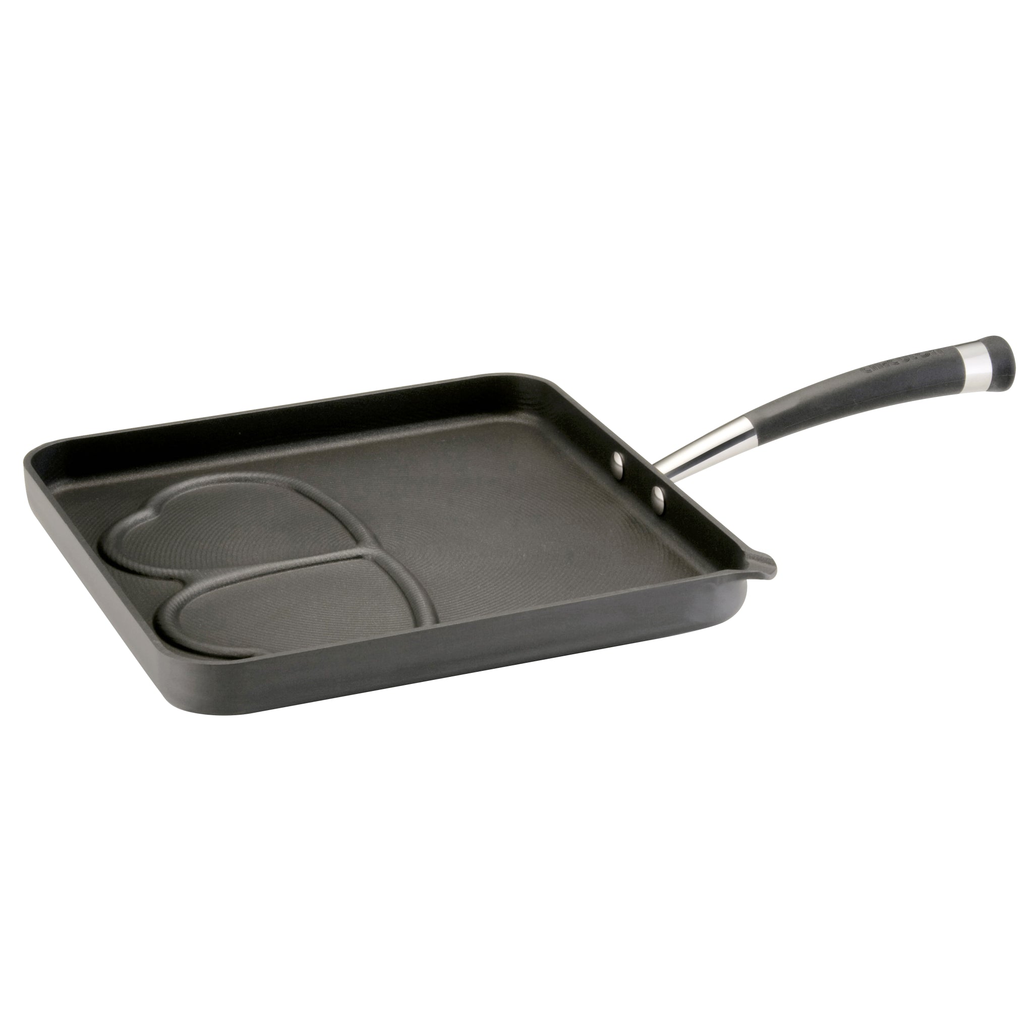 circulon-contempo-11-inch-nonstick-griddle-with-hearts-hard-anodized-stovetop-fl image 1