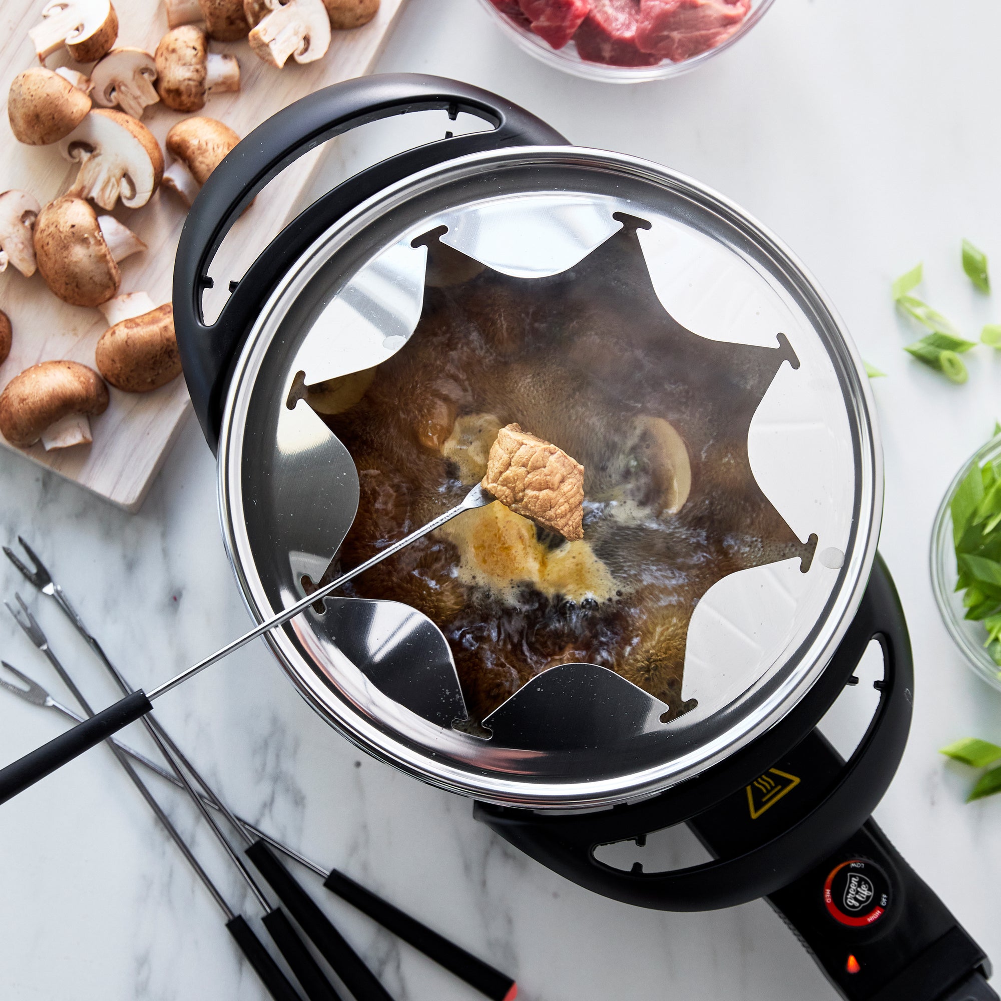 greenlife-healthy-ceramic-nonstick-fondue-party-set-3qt image 4