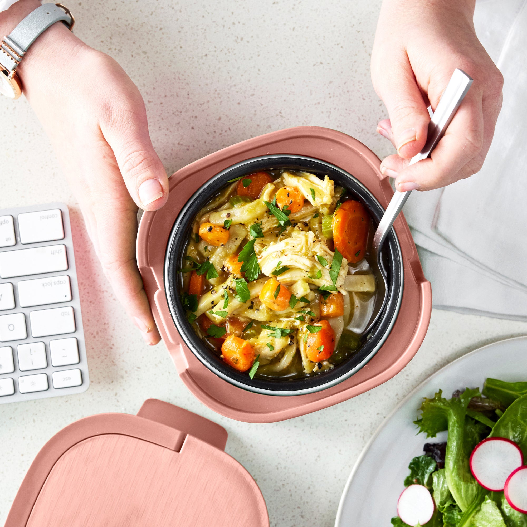 greenlife-electric-lunch-box-portable-food-warmer-with-pfas-free-nonstick-bowl image 3
