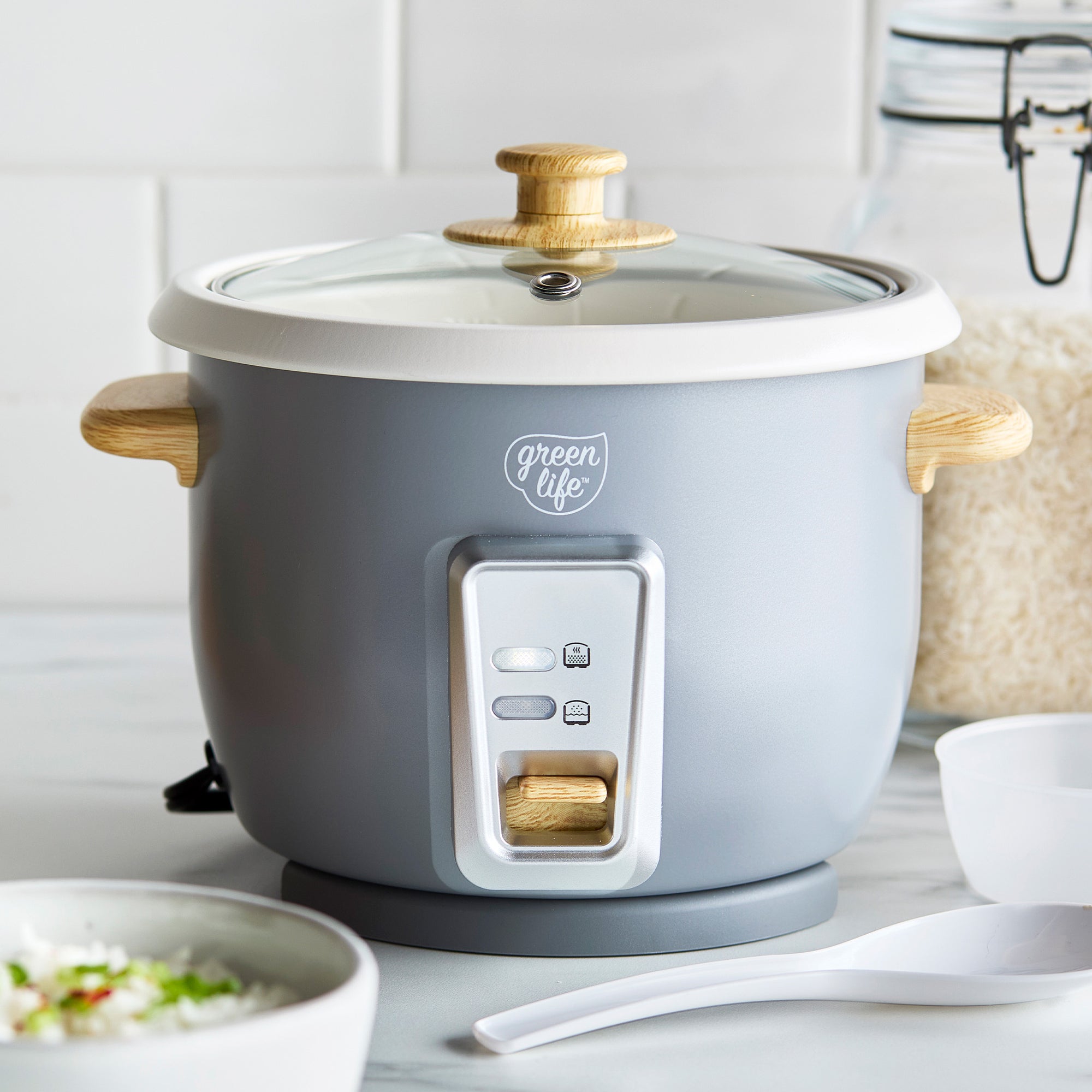 greenlife-6-cup-rice-cooker-one-touch-pfas-free-ceramic-nonstick image 1