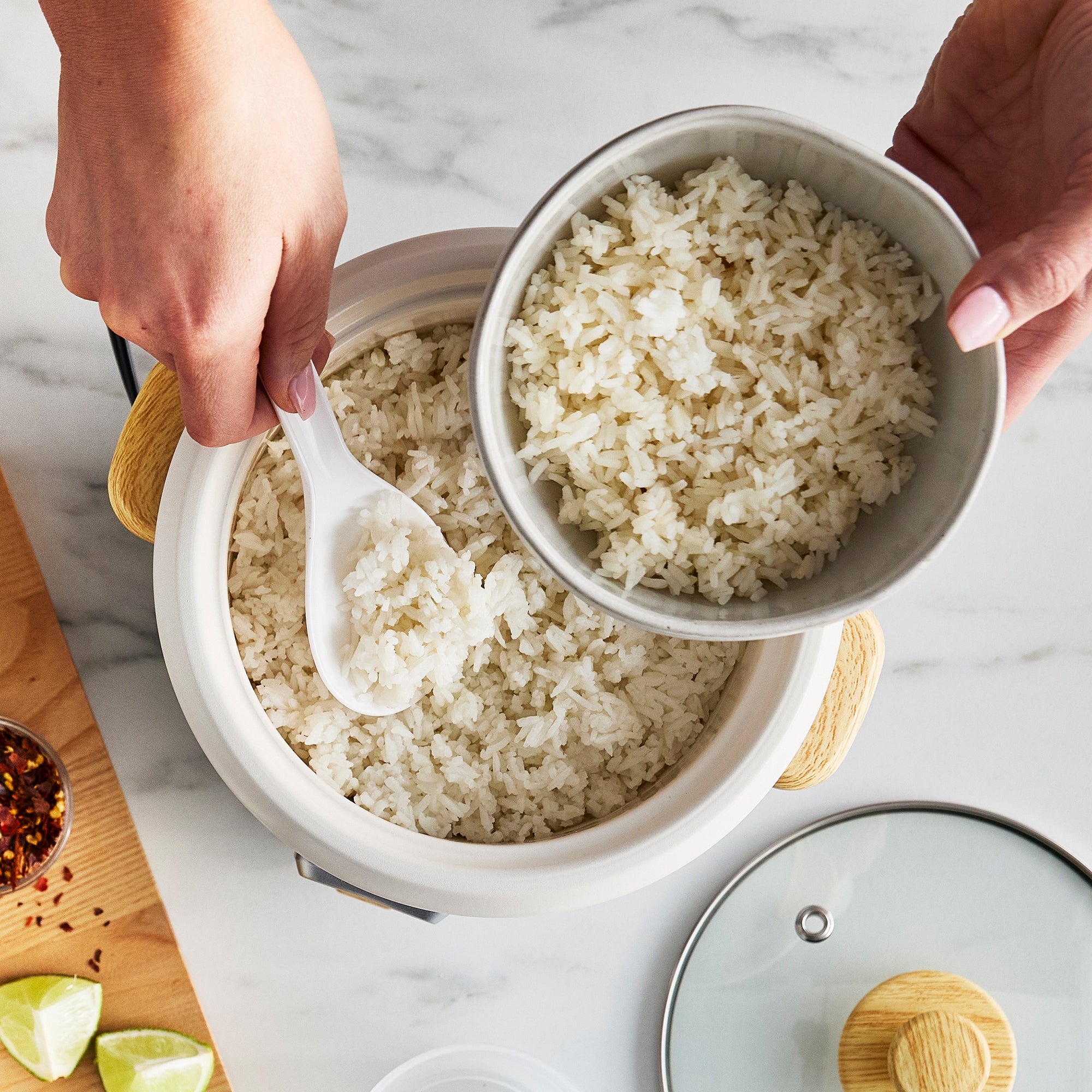 greenlife-6-cup-rice-cooker-one-touch-pfas-free-ceramic-nonstick image 4