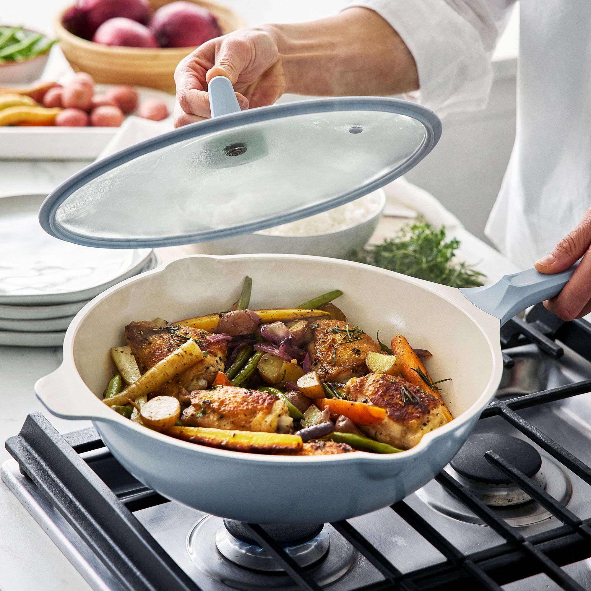 greenlife-arte-5-quart-deep-skillet-with-lid-induction-ready-all-in-one-pan image 4