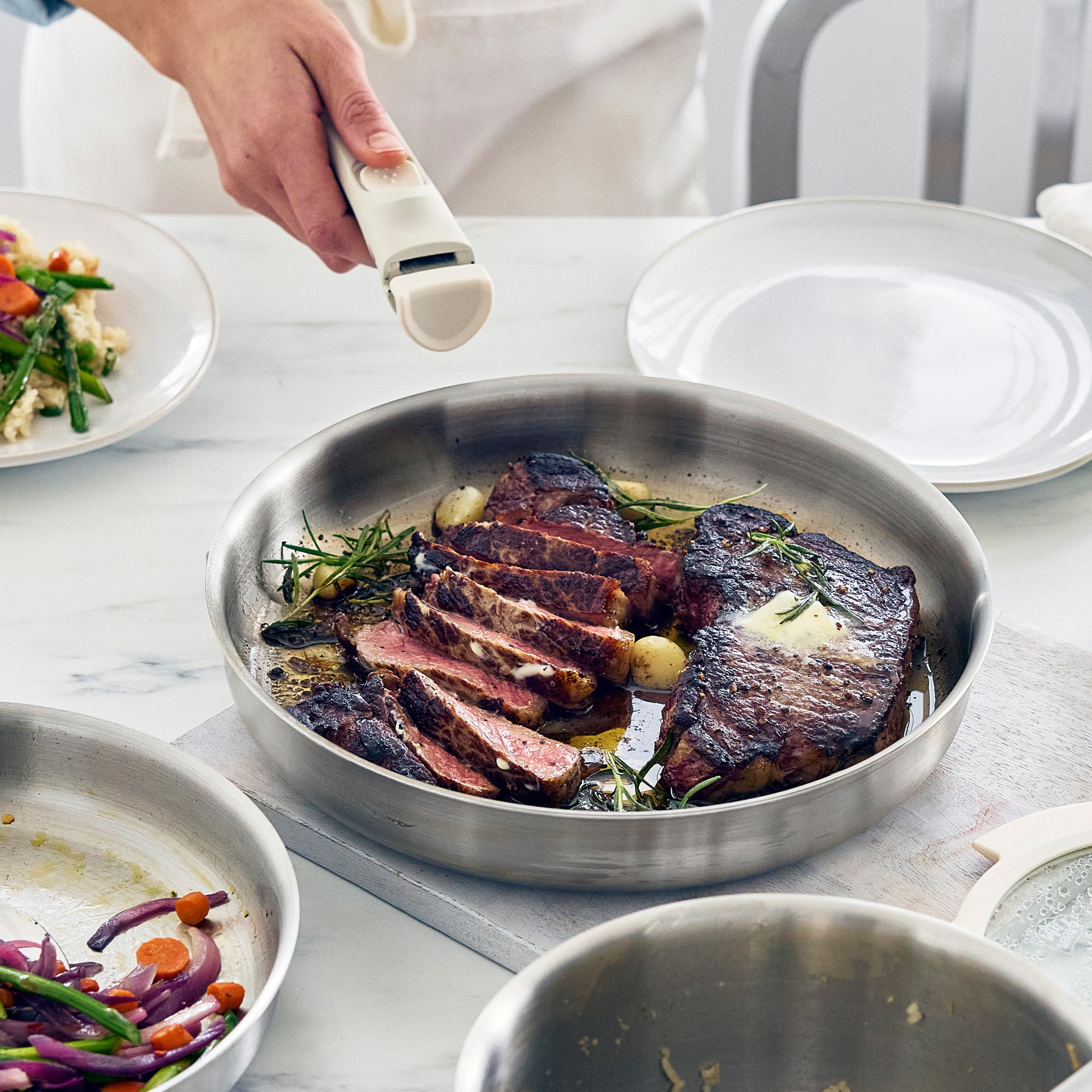 greenlife-click-10-piece-uncoated-cookware-set-3-ply-stainless-steel-stackable image 4