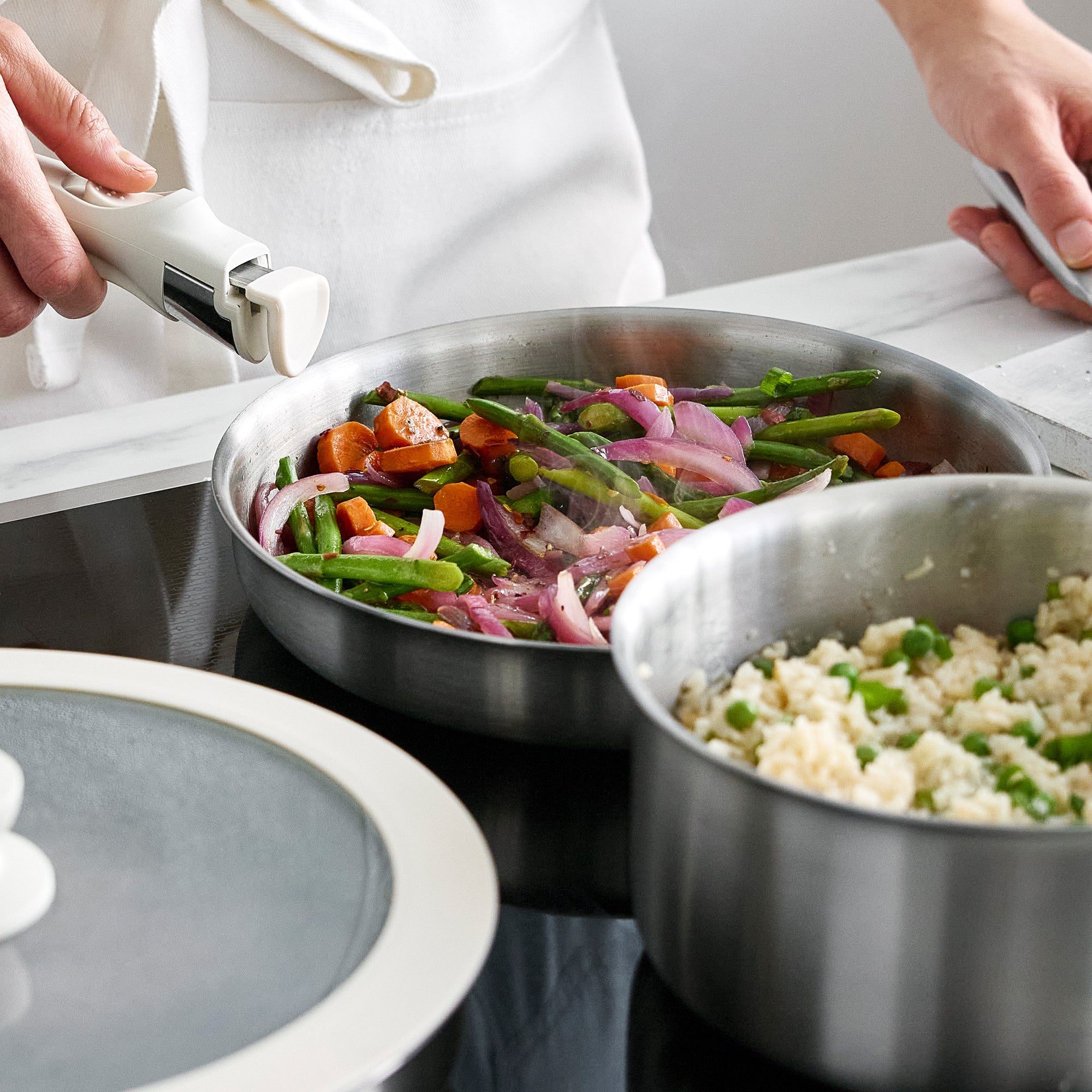 greenlife-click-10-piece-uncoated-cookware-set-3-ply-stainless-steel-stackable image 6
