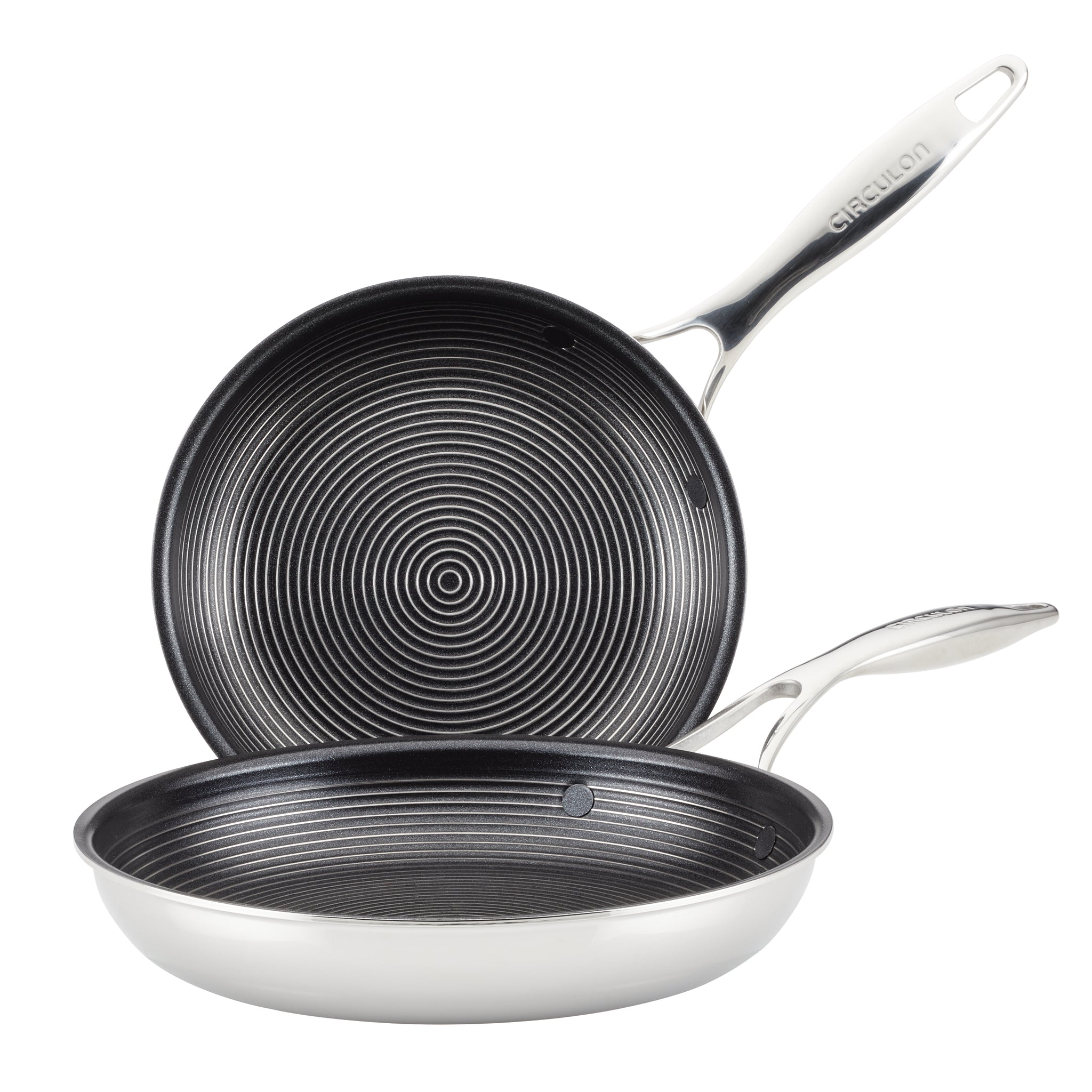 circulon-steelshield-tri-ply-nonstick-frying-pan-set-8-5-10-inch image 1