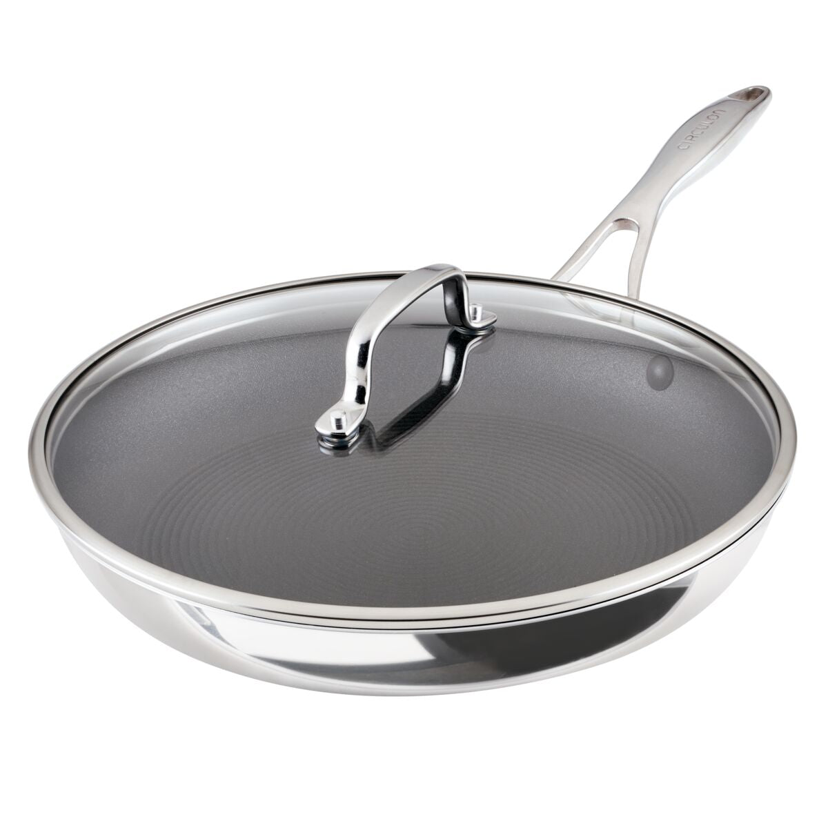 circulon-c1-12-5-inch-scratchdefense-nonstick-frying-pan-with-lid image 1