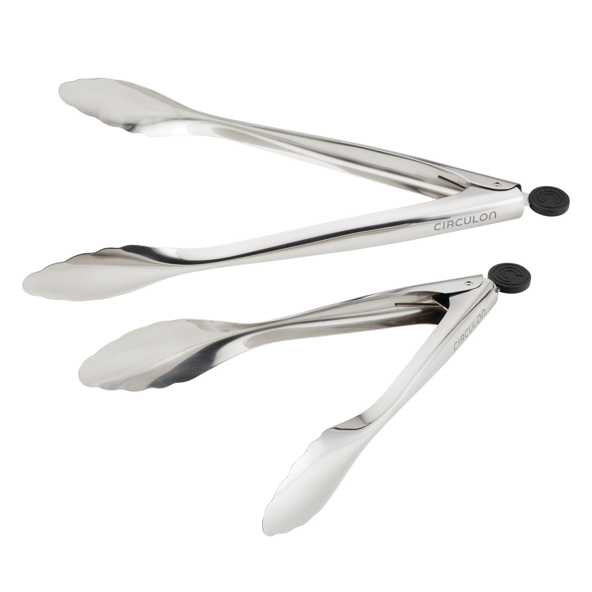 circulon-tools-2-piece-stainless-steel-locking-tongs-set-dishwasher-safe-kitchen image 3
