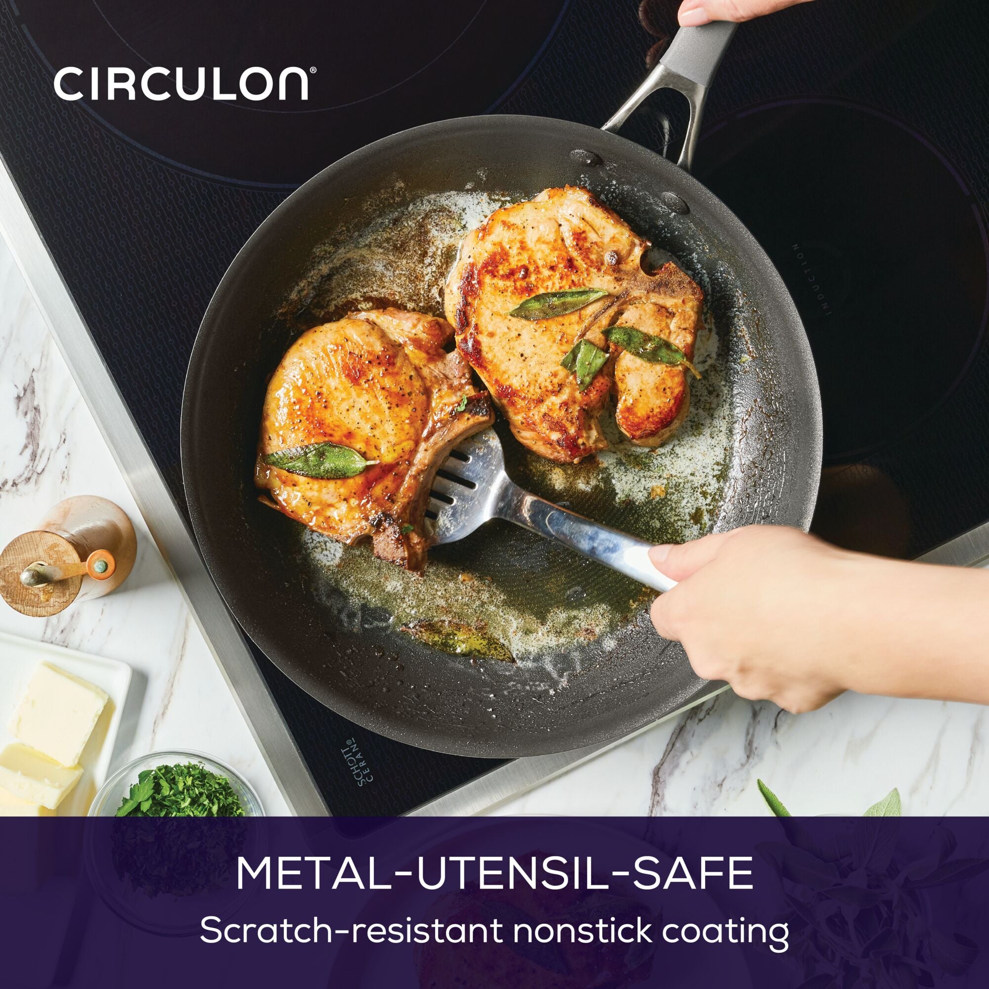 circulon-12-inch-scratchdefense-nonstick-frying-pan image 5
