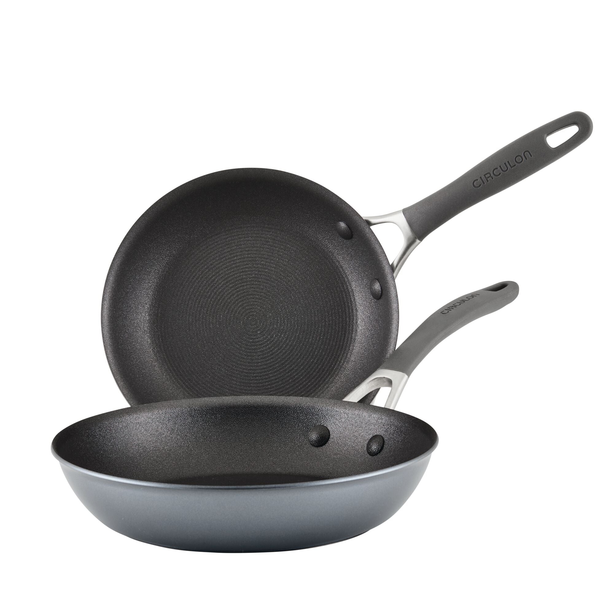circulon-a1-scratchdefense-nonstick-frying-pan-set-8-5-inch-10-inch image 1