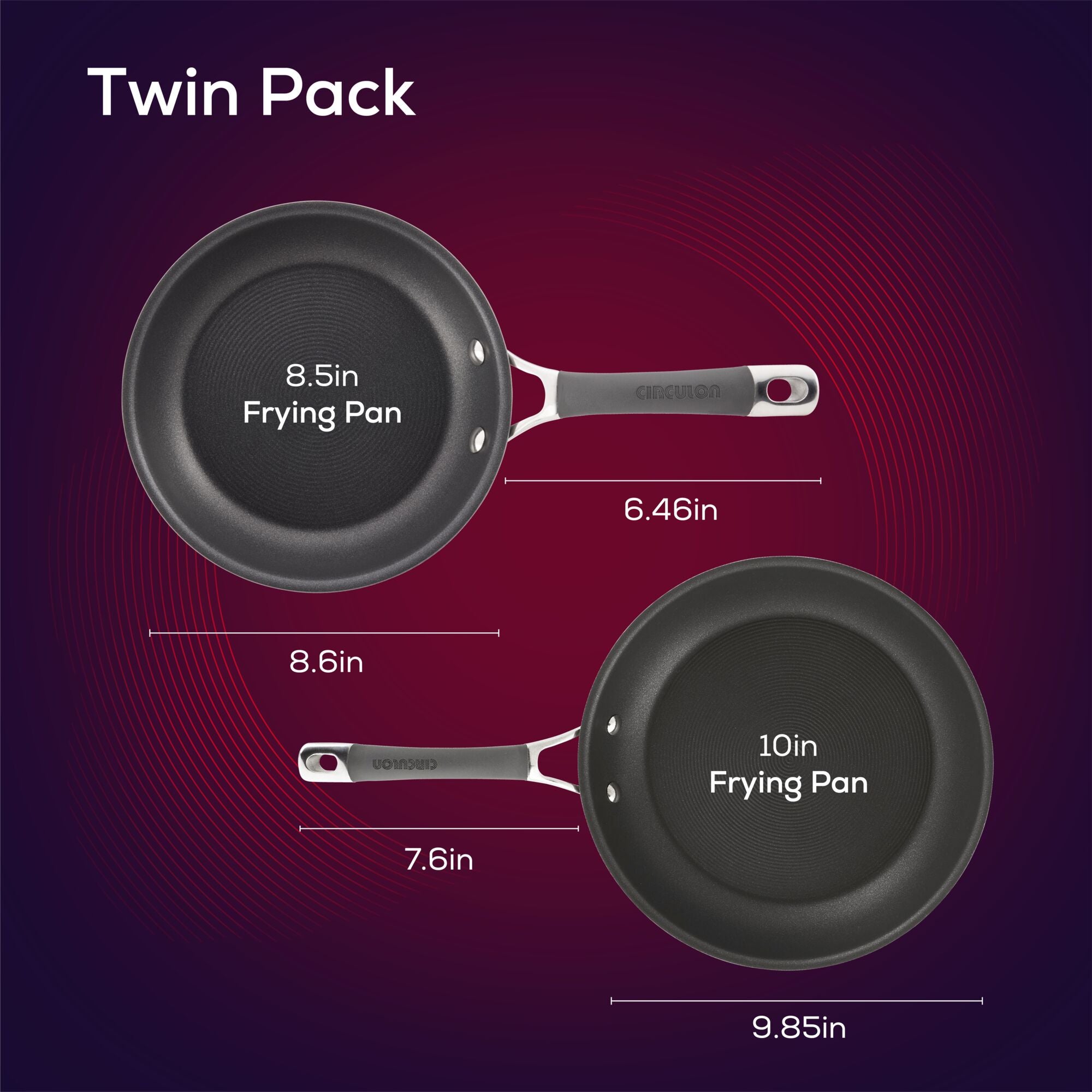 circulon-2-piece-nonstick-frying-pan-set image 5
