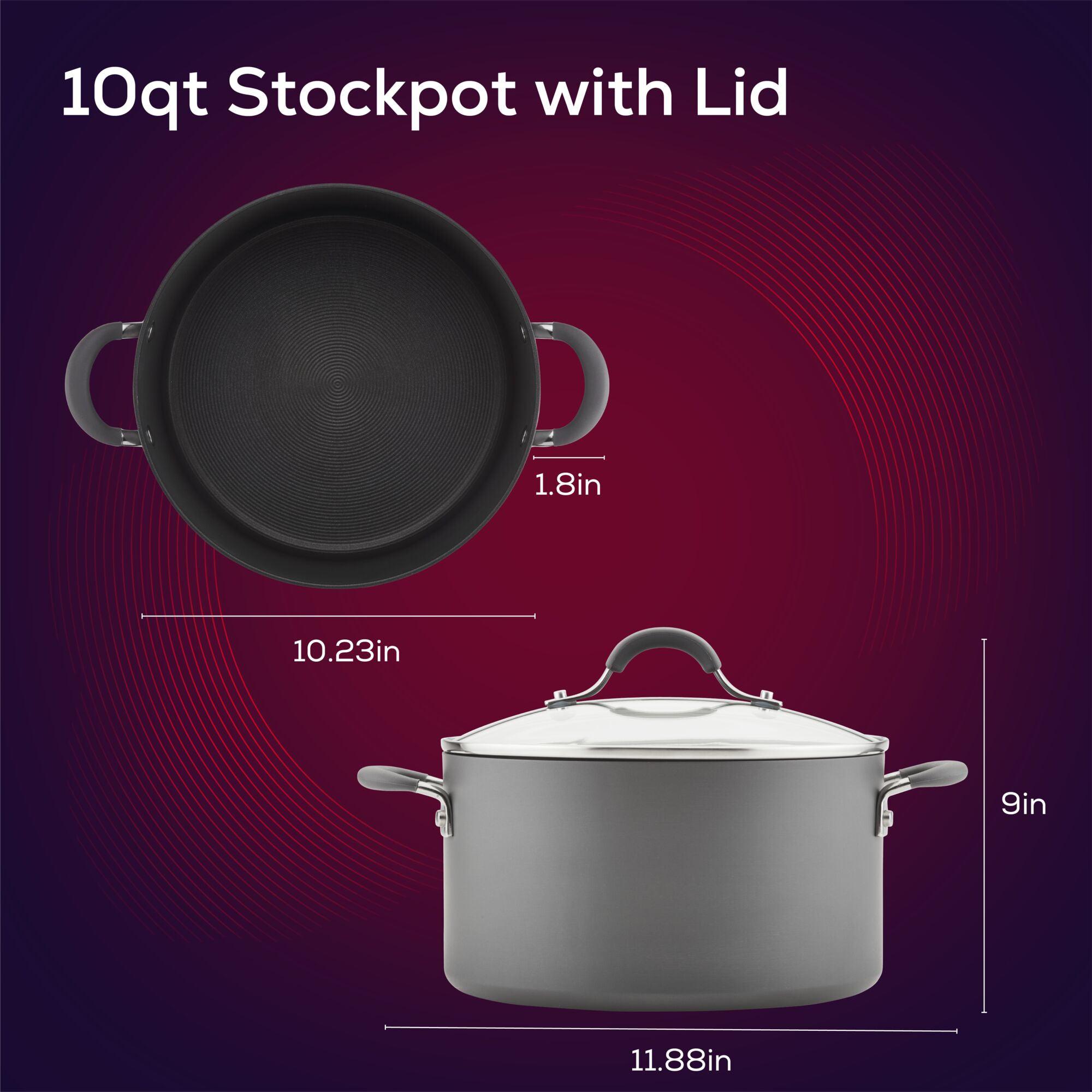 circulon-10-quart-hard-anodized-nonstick-stockpot image 6