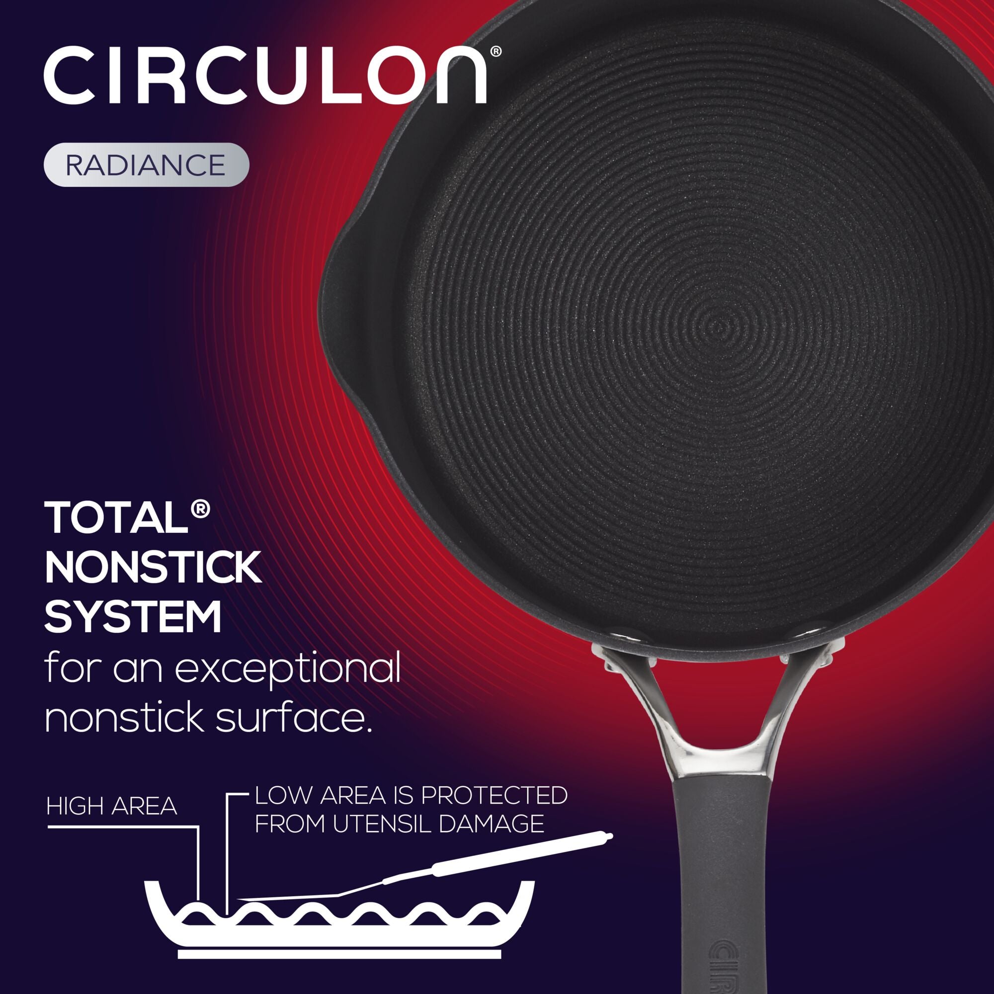 circulon-3-quart-hard-anodized-nonstick-straining-saucepan image 3