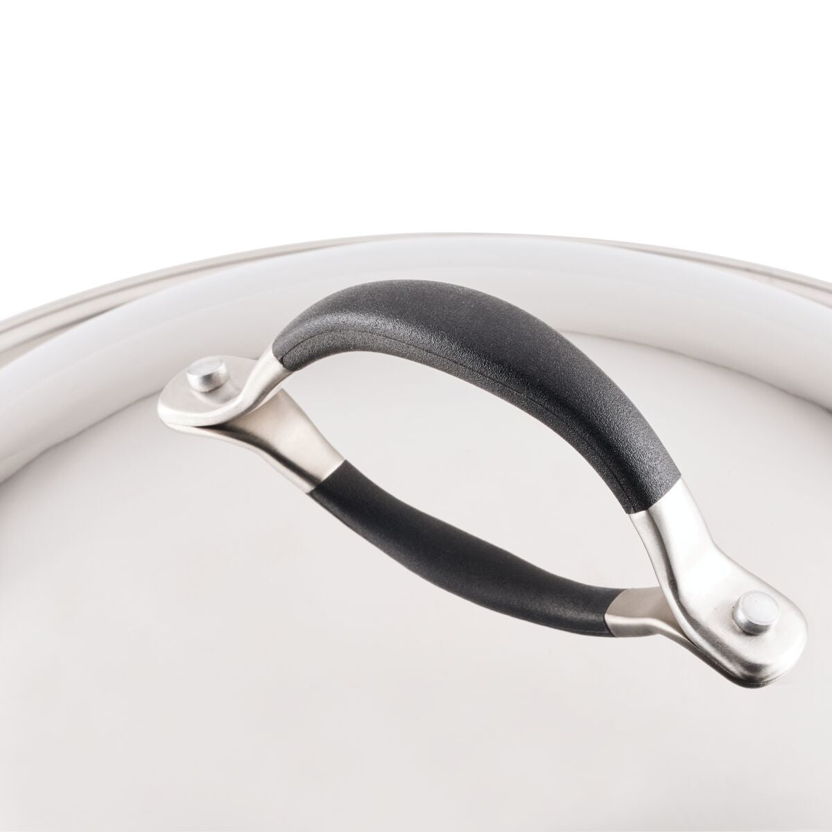 circulon-14-inch-stainless-steel-domed-lid-with-silicone-grip image 4