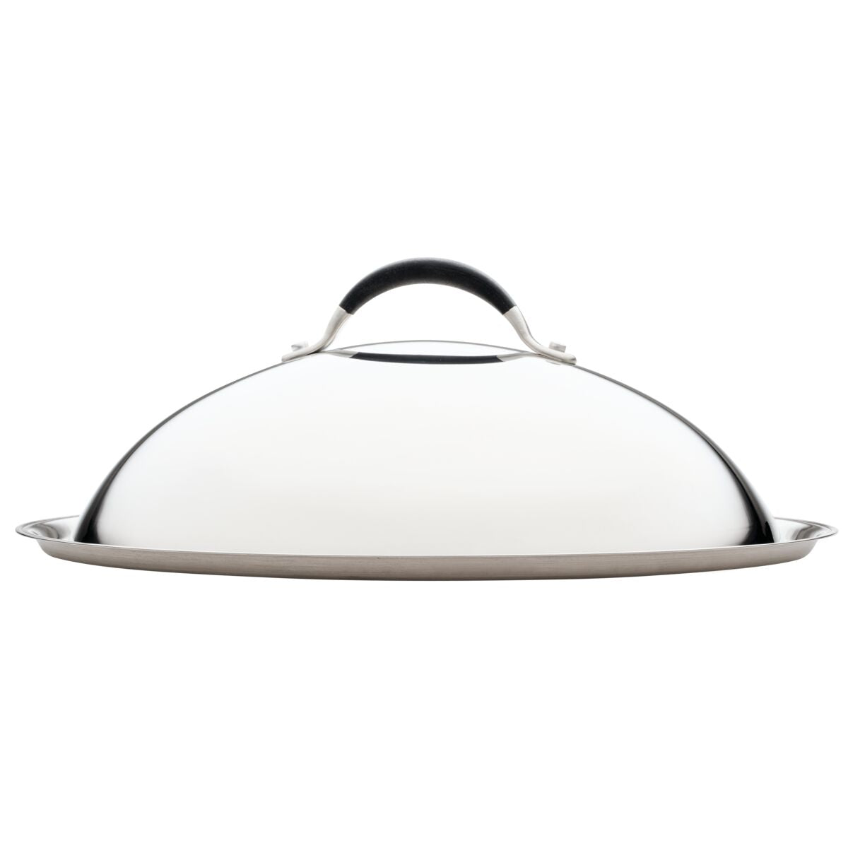 circulon-14-inch-stainless-steel-domed-lid-with-silicone-grip image 2