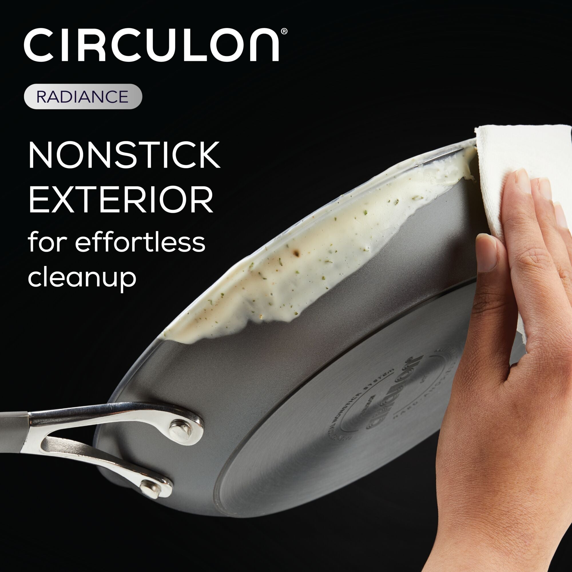 circulon-3-quart-hard-anodized-nonstick-straining-saucepan image 5