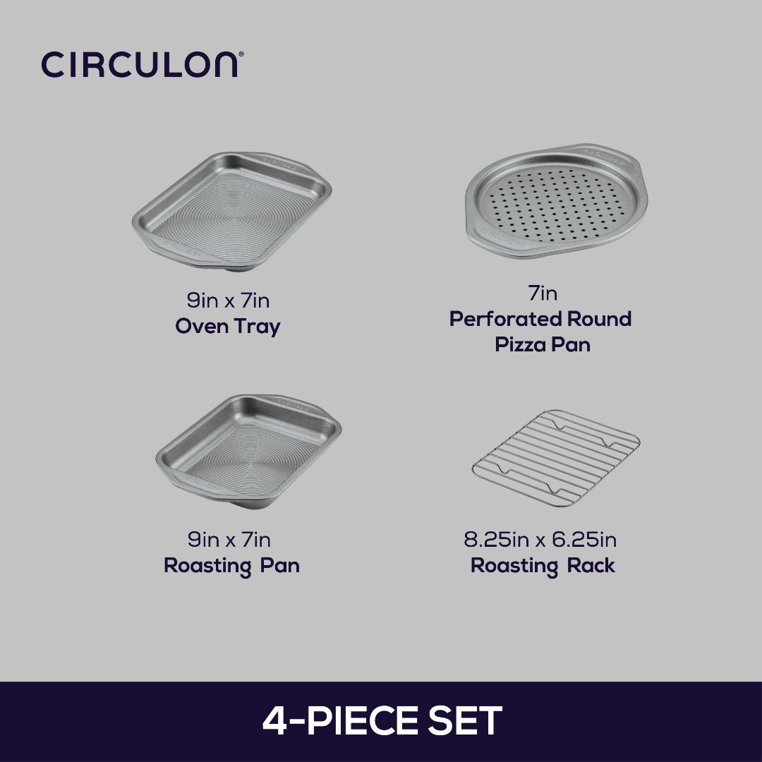 circulon-4-piece-nonstick-toaster-oven-bakeware-set image 6