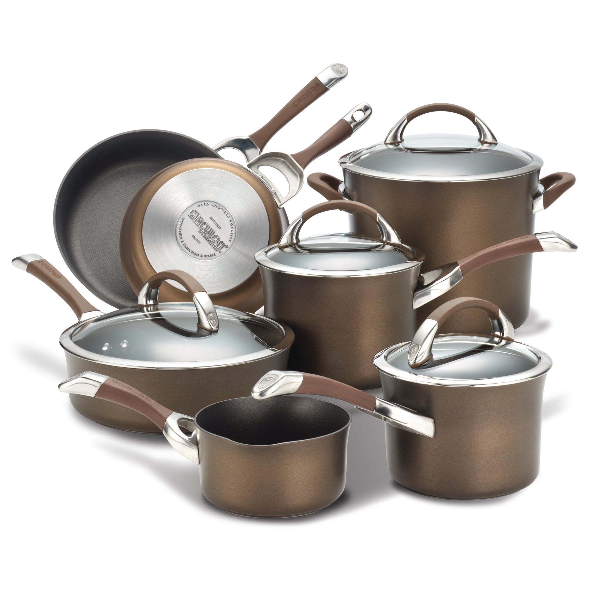 circulon-symmetry-11-piece-nonstick-hard-anodized-cookware-set image 1
